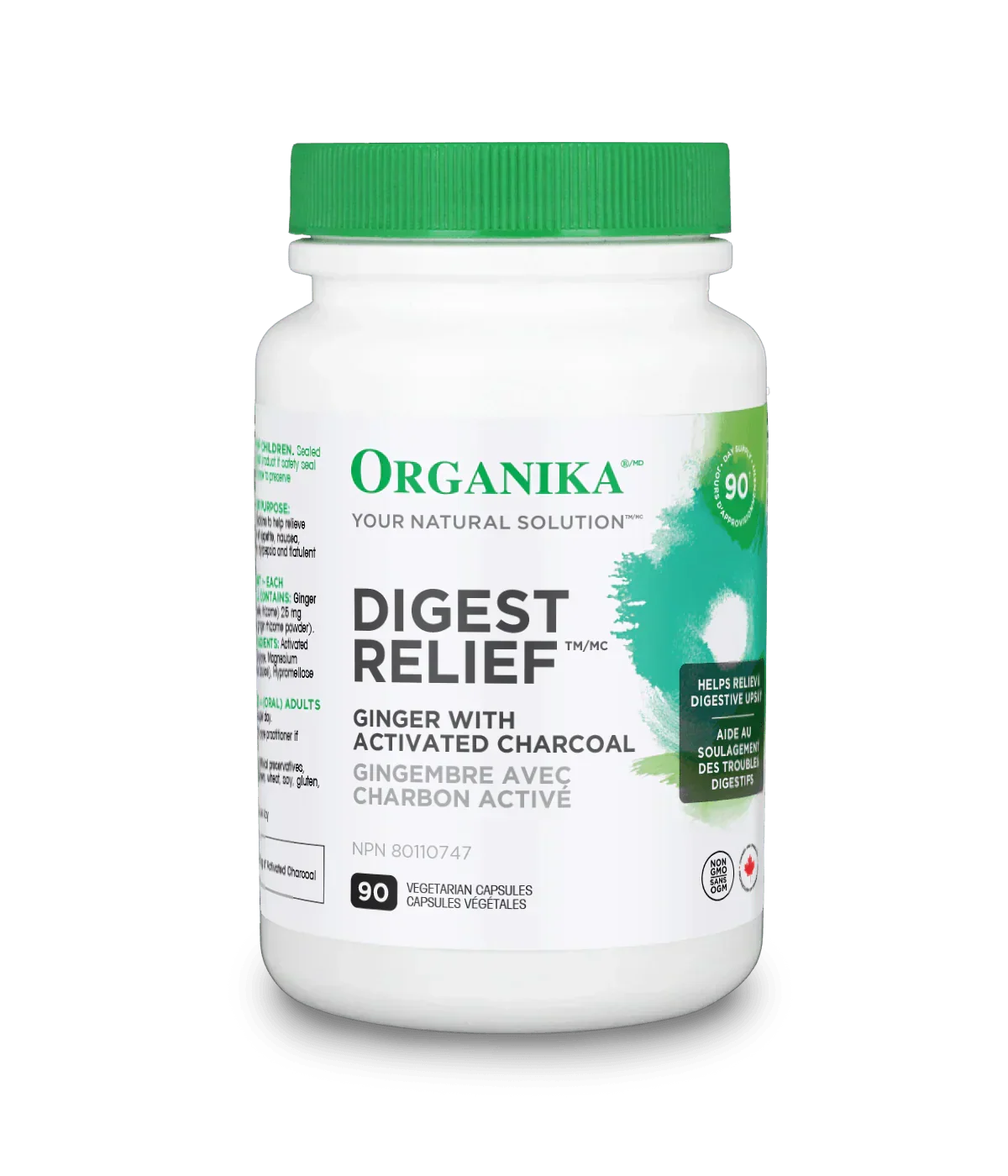 Digest relief avec charbon activé 90 capsules végétales
