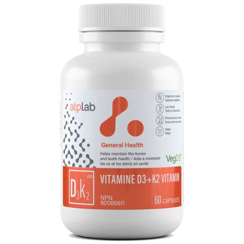 Vitamine D3+K2 60 capsules