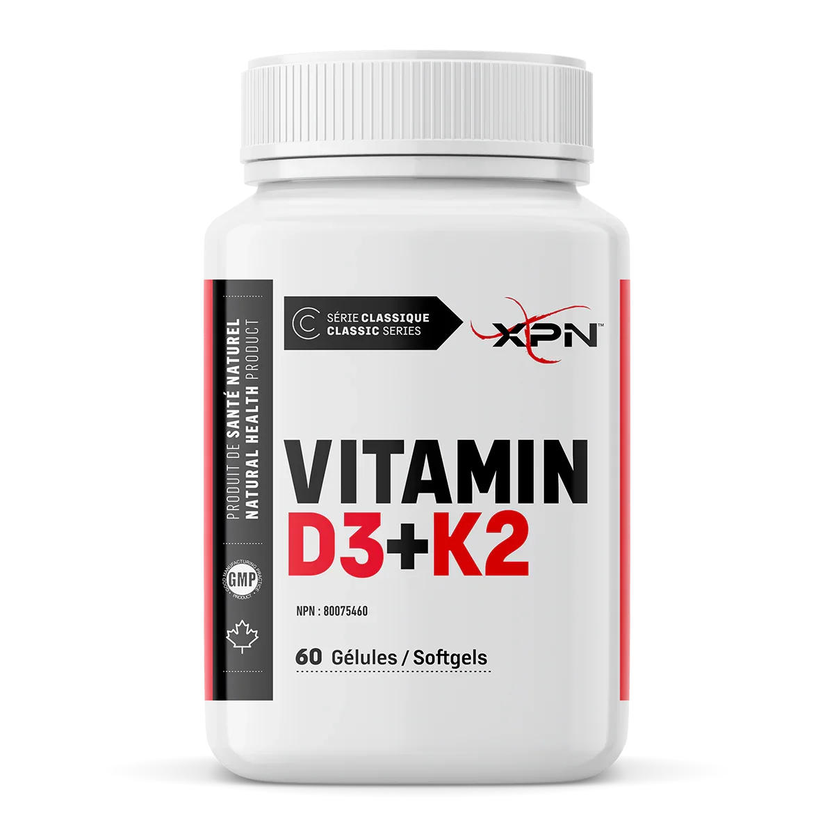 vitamin d3+k2 60 gélules