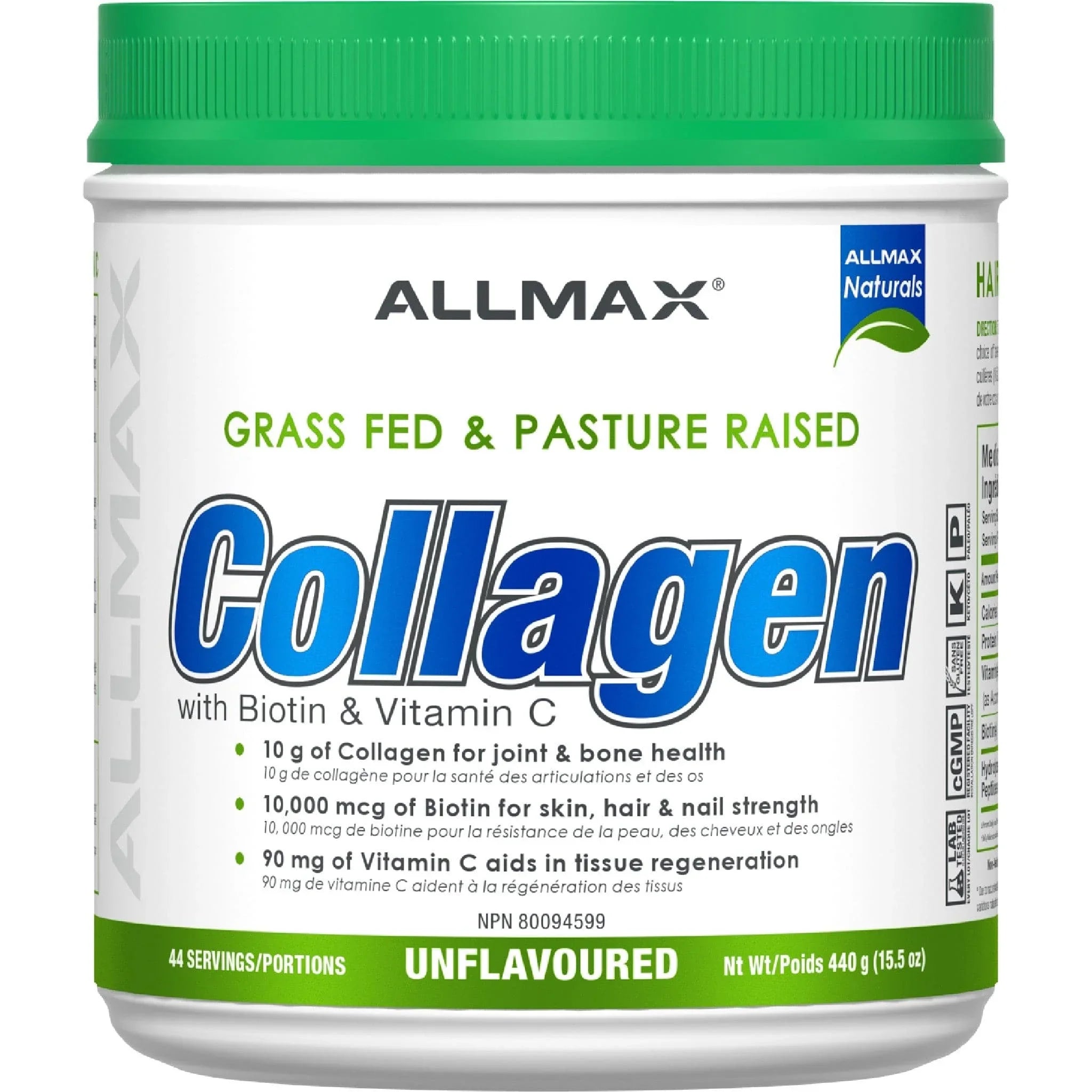 Allmax Collgen + Biotin 440g