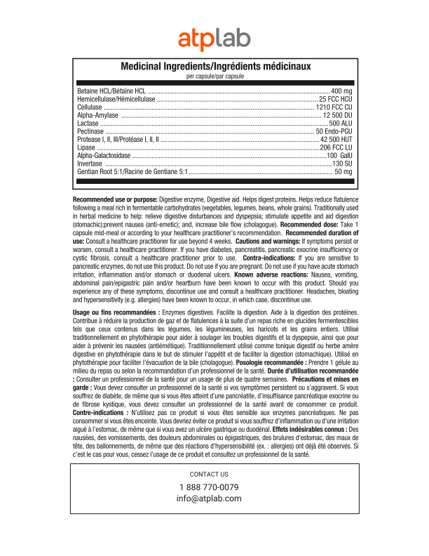 Enzymatic control 180 Capsules