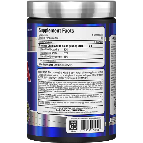 Allmax BCAA 2:1:1 - 400g