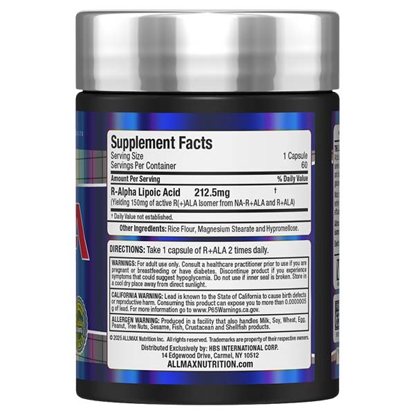 Allmax R-ALA 60 Capsules