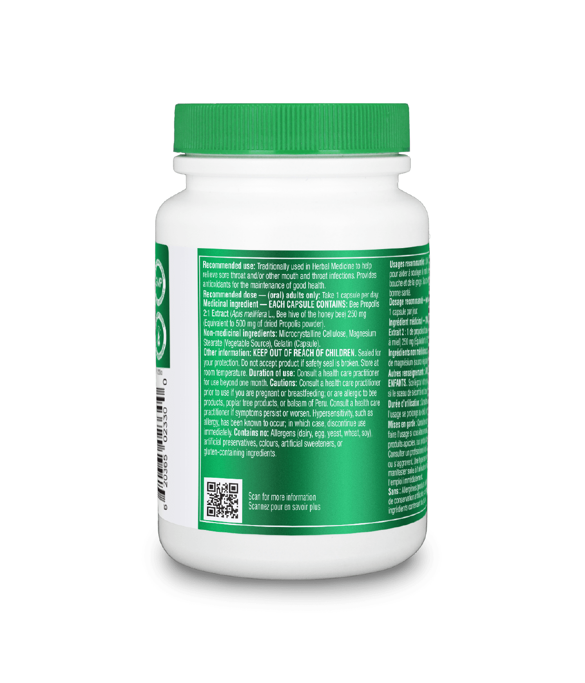 Propolis d’abeille himalaya 500mg 100 capsules