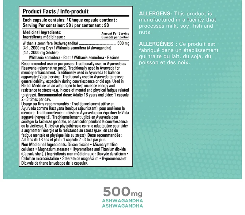 Ashwagandha - 90 Capsules