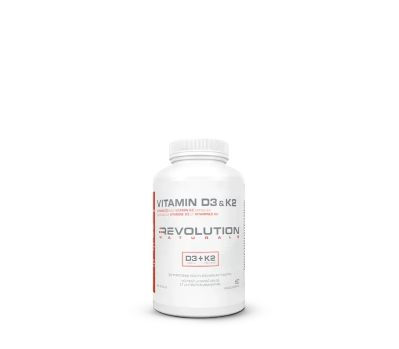 Vitamin D3 and K2 – 60 Capsules