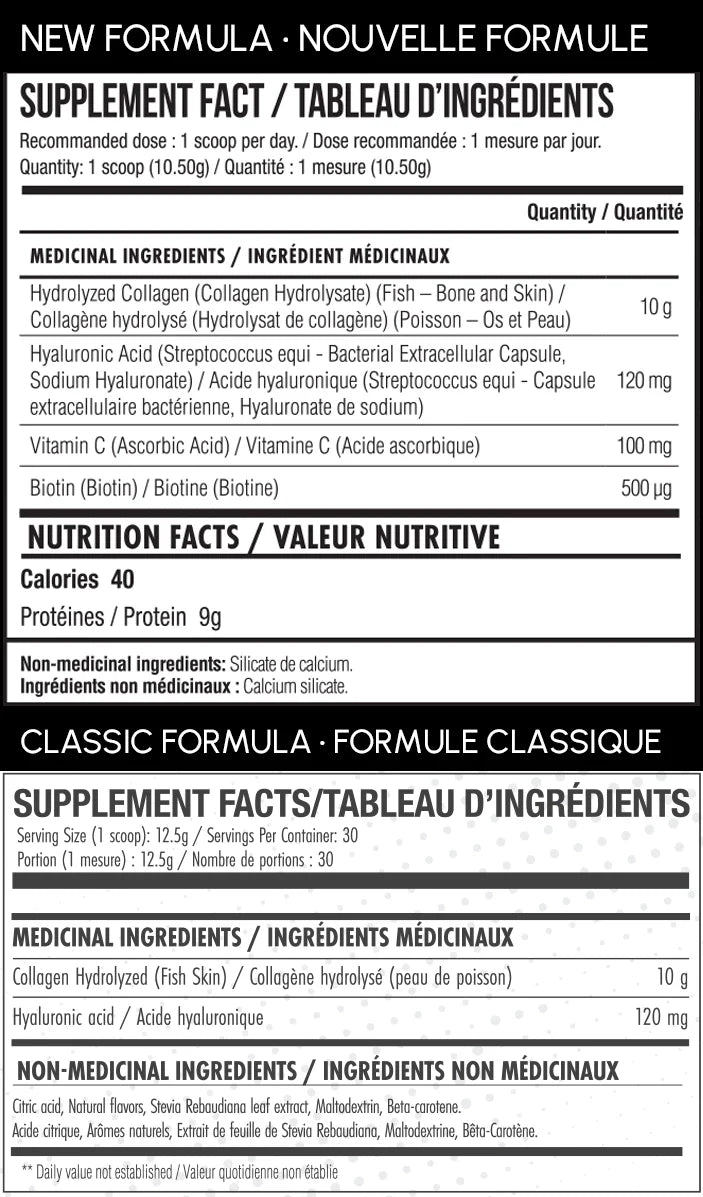 Collagène marin avec acide hyaluronique