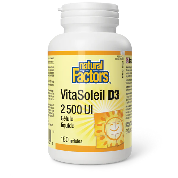 VitaSoleil Vitamine D3 2 500 UI