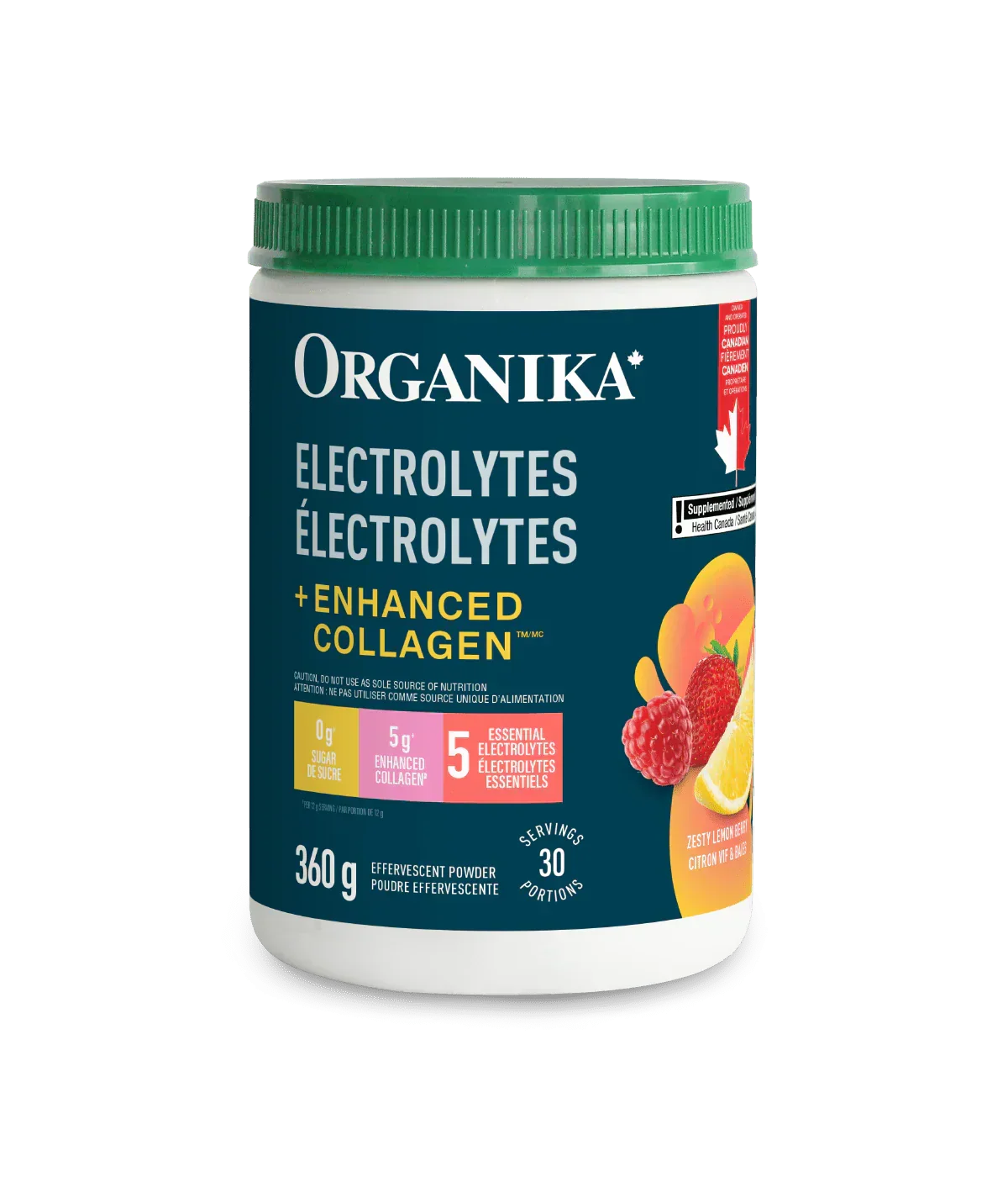 Électrolytes + collagène 360g