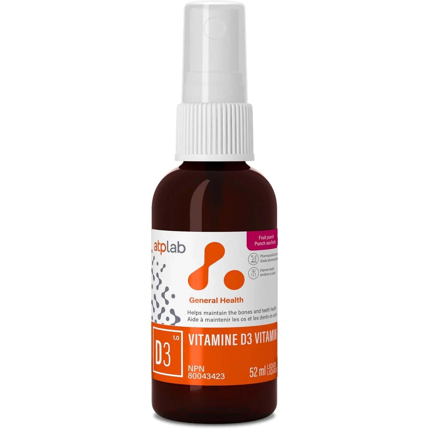 Vitamine D3 Punch aux fruits 52ml