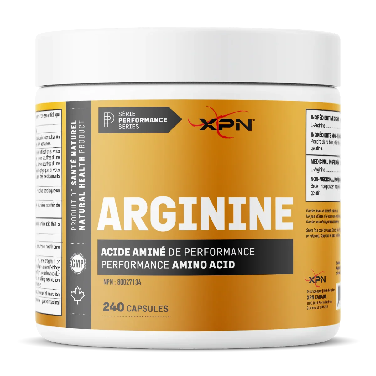 arginine 240 capsules