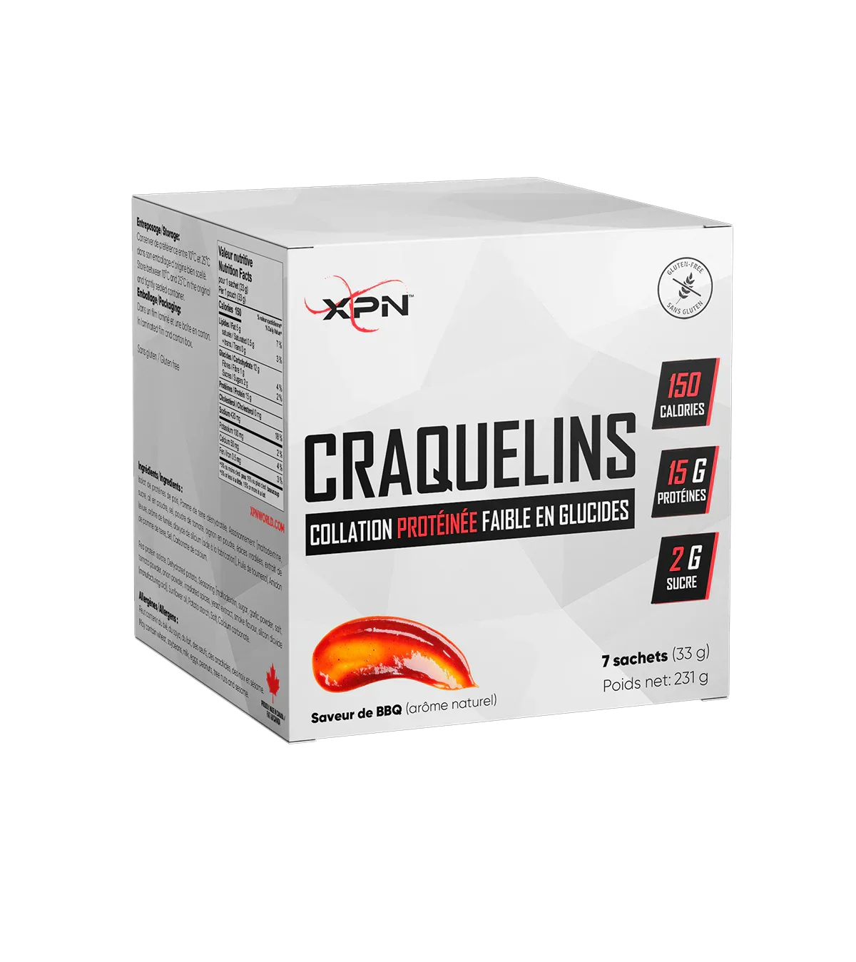 Craquelins Protéinés