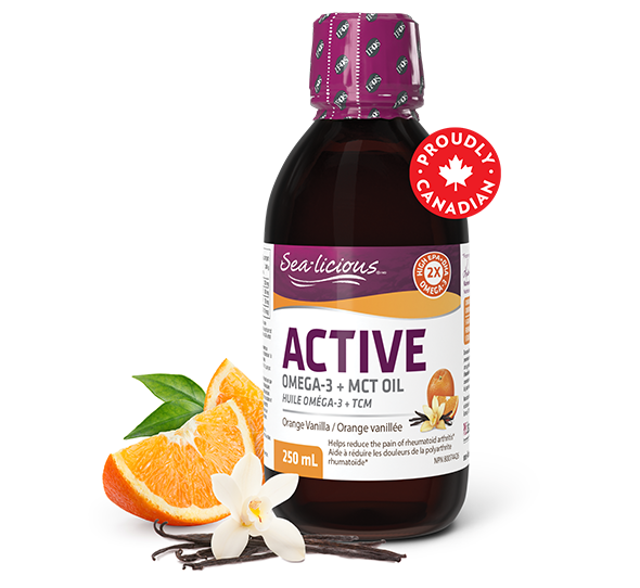 Sea-licious Active Omega-3 + MCT Oil Orange Vanilla
