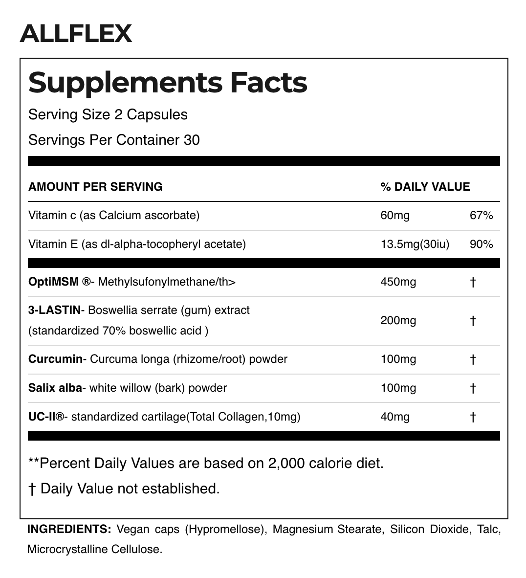 Allmax Allflex 60 Capsules