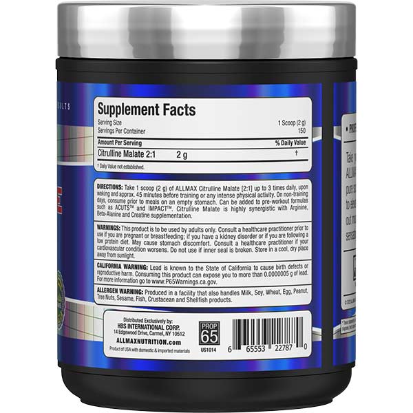 Allmax L-Citrulline Malate 2:1 300g