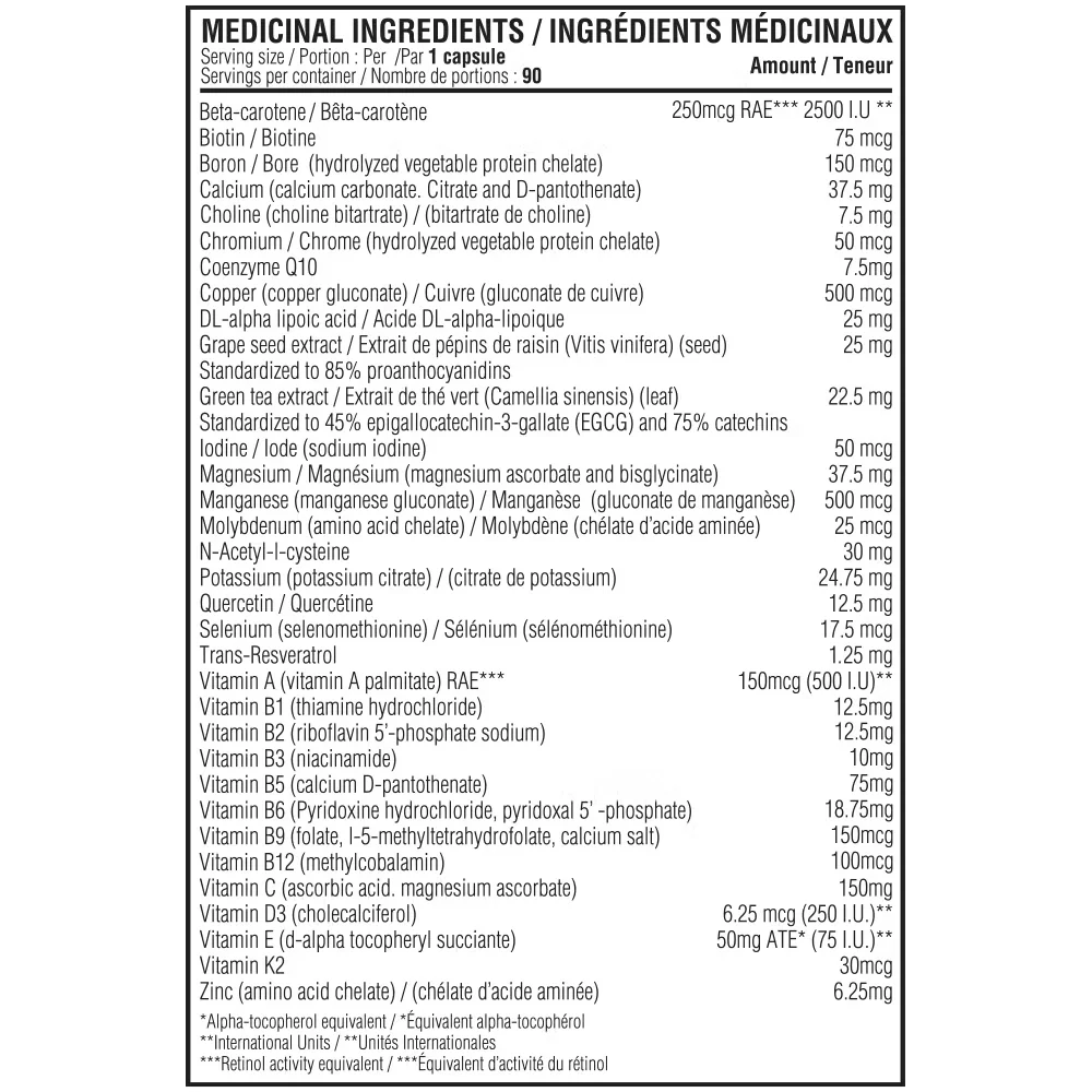Vitamin + Mineral Balance