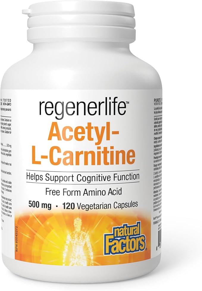 Regenerlife Acétyl-L-Carnitine 500 mg