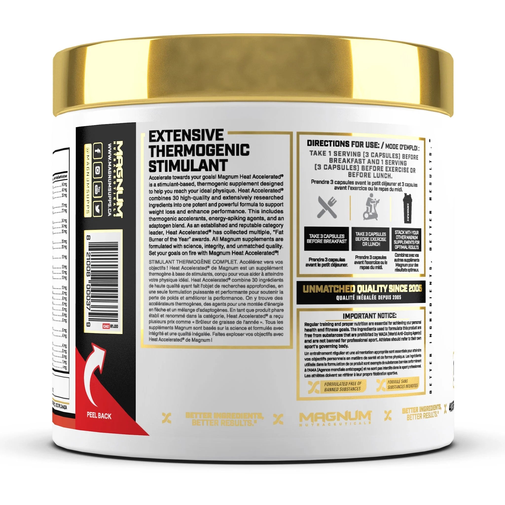 Heat Accelerated 120 Capsules