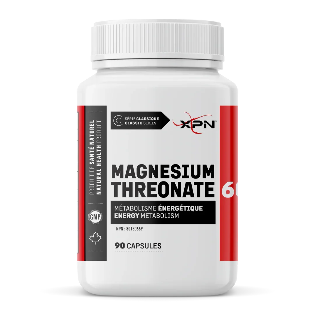 Mg thréonate 600mg 90 capsules