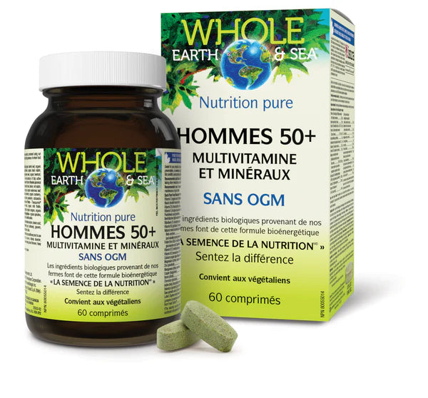 Multivitamines et Minéraux Hommes 50+ – Whole Earth & Sea