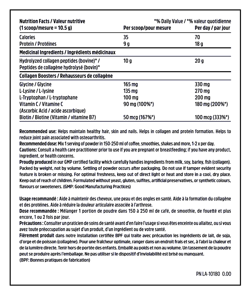 Boosted bovine collagen