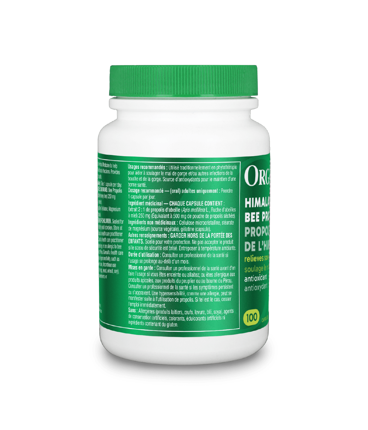 Propolis d’abeille himalaya 500mg 100 capsules