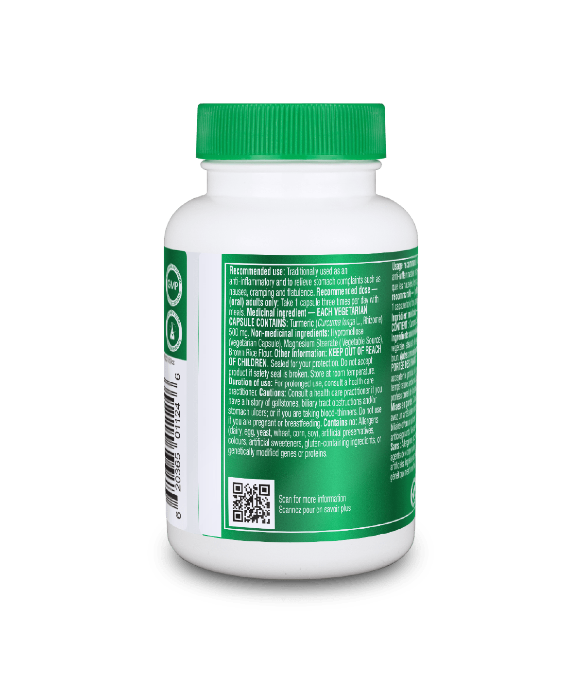 Curcuma 60 capsules végétales