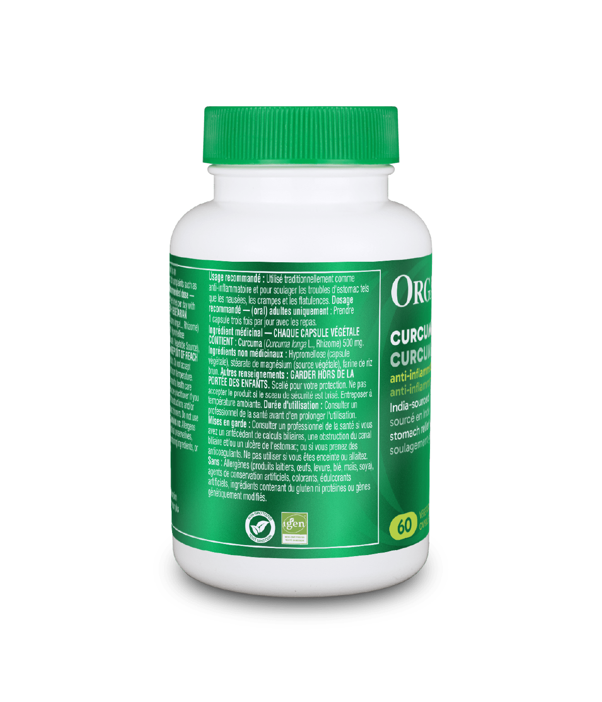 Curcuma 60 capsules végétales