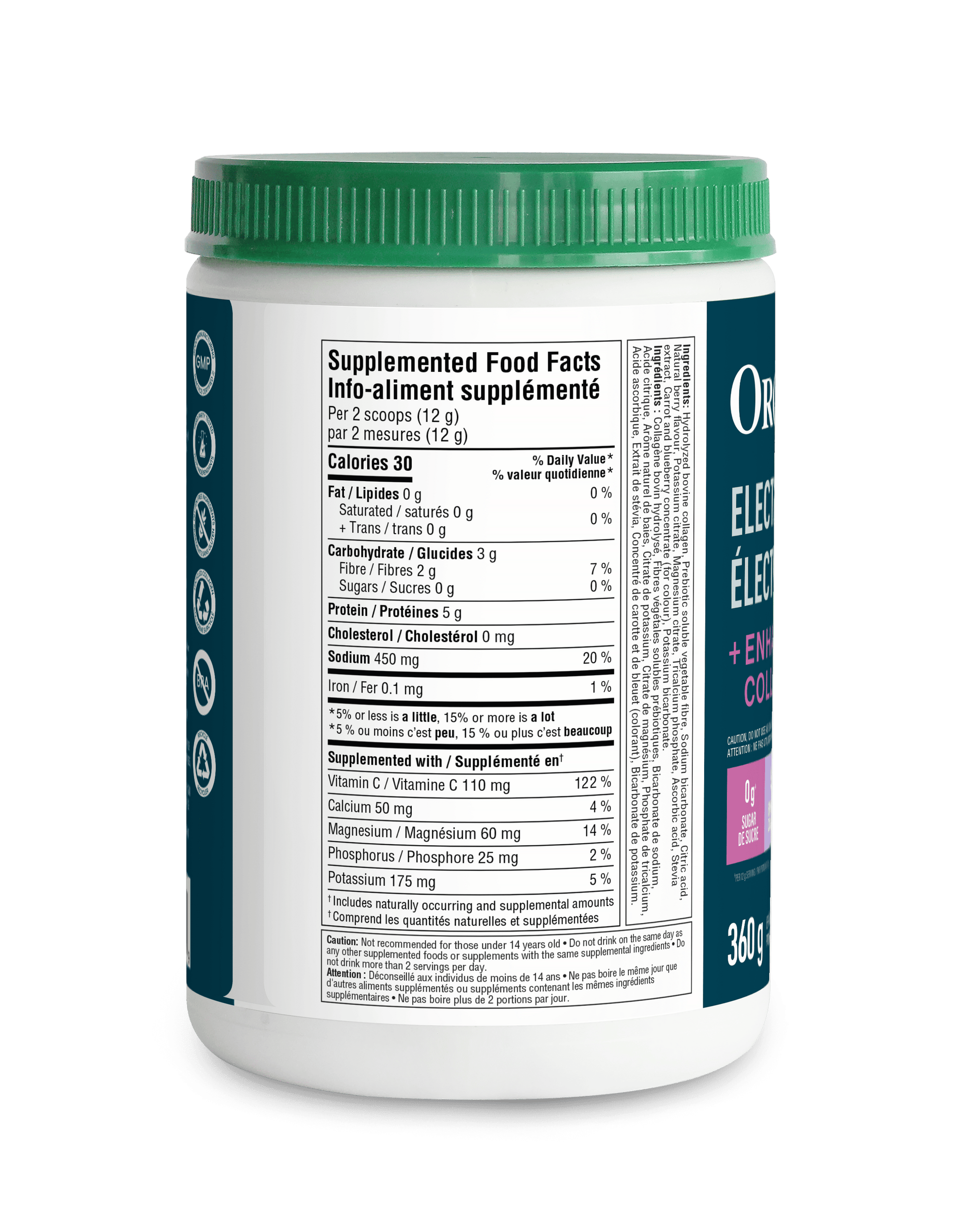 Electrolytes + collagen 360g