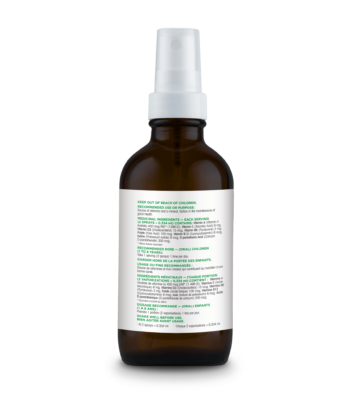 Multivitamines liquide enfants