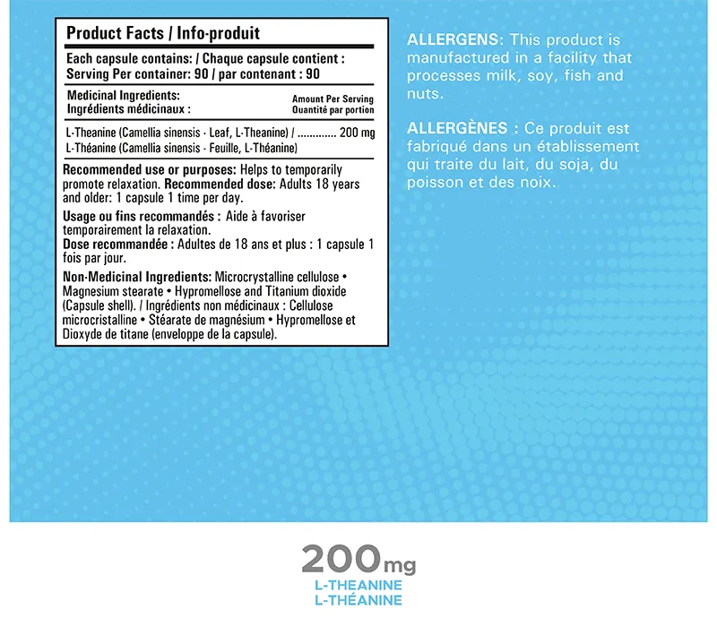 L-Theanine – 90 Capsules