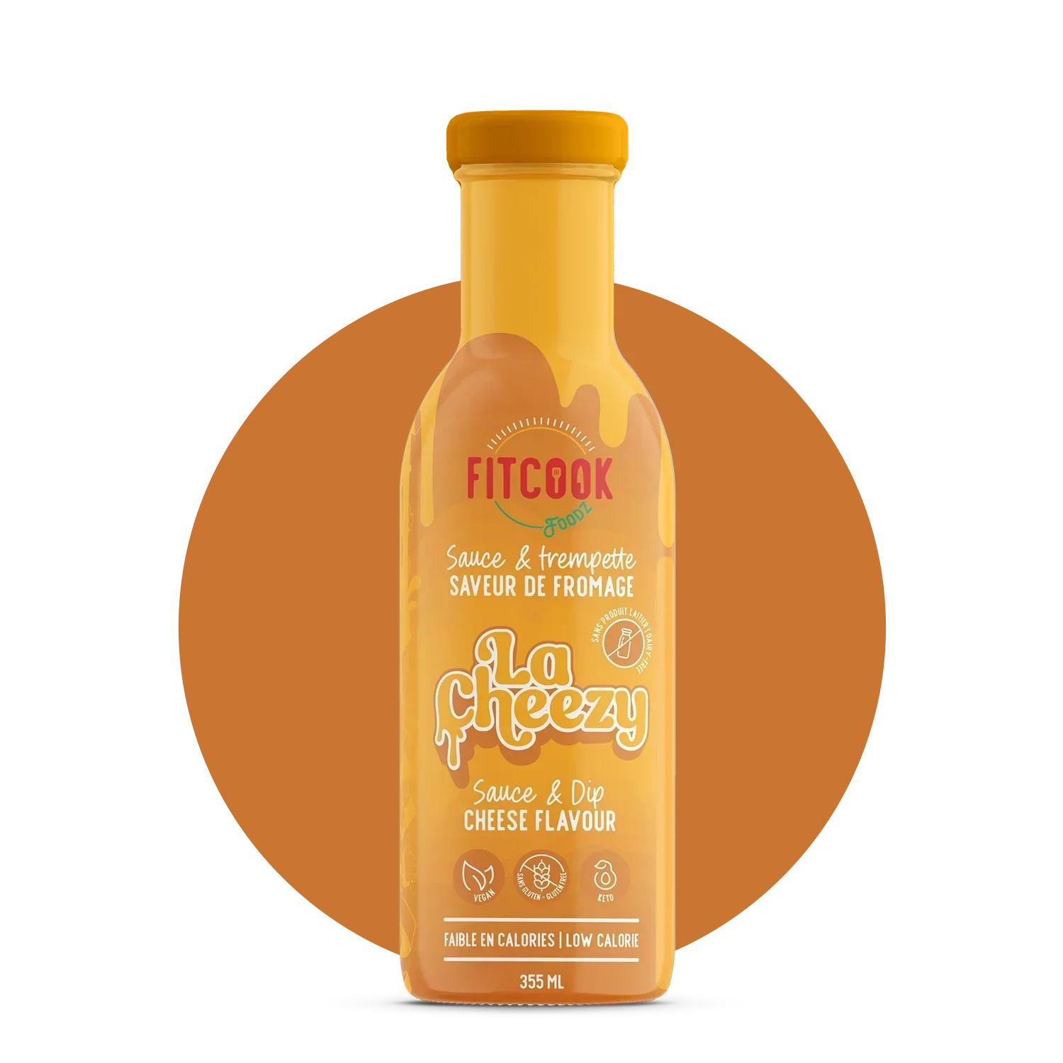 Sauce  La Cheezy, sauce à saveur de fromage