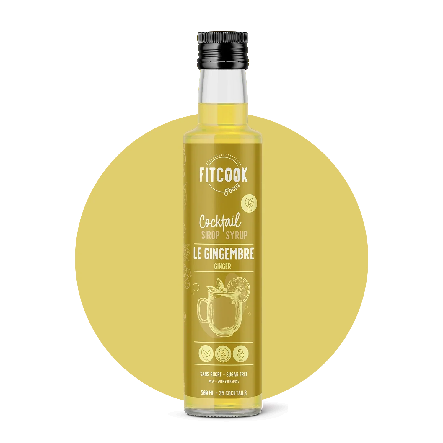 Sirop  Cocktail - Le Gingembre