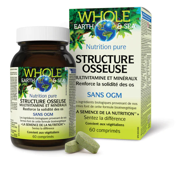 Multivitamine et Minéraux Structure Osseuse – Whole Earth & Sea