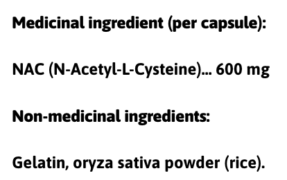 Nac 600 120 capsules