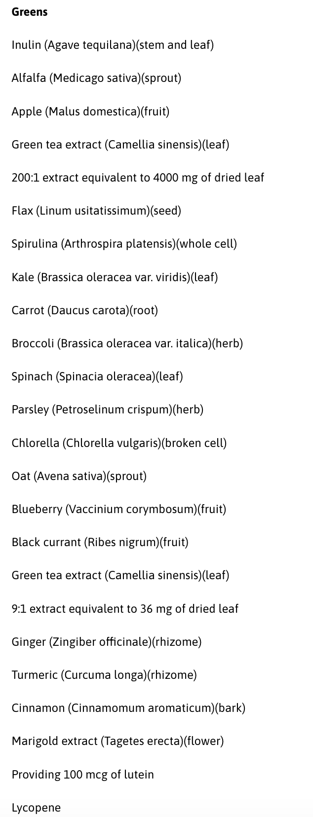 Pro vitamin + greens 90 capsules