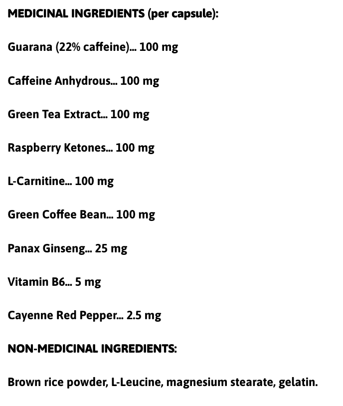 Thermo cut 100 capsules