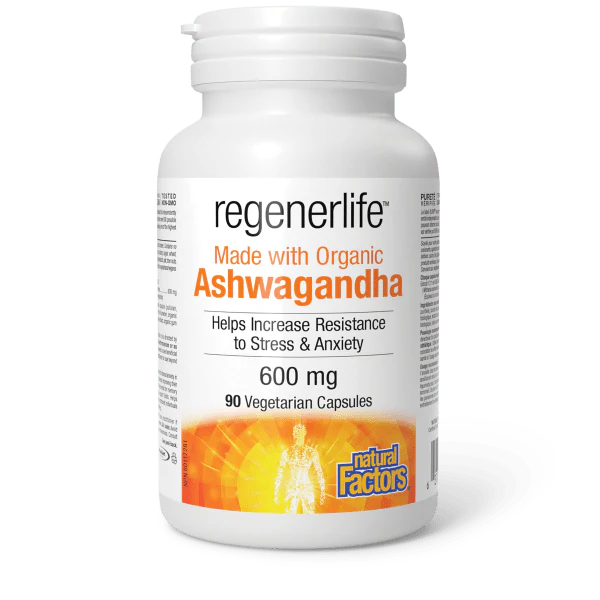 Ashwagandha de Culture Biologique RegenerLife