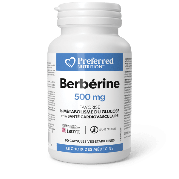 Berbérine 500 mg capsules végétariennes