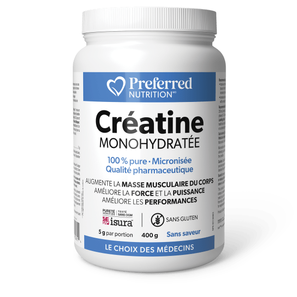 Créatine Monohydratée Poudre 400 g – Preferred Nutrition