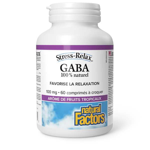 GABA 100 % naturel 100 mg Stress-Relaxᴹᴰ
