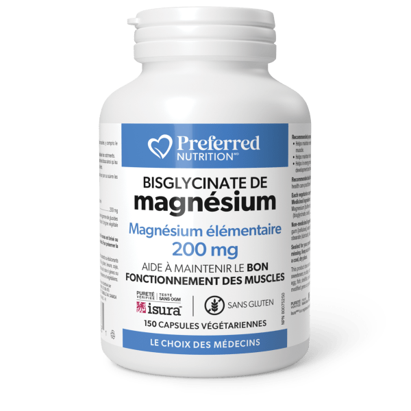 Bisglycinate de magnésium capsules végétariennes