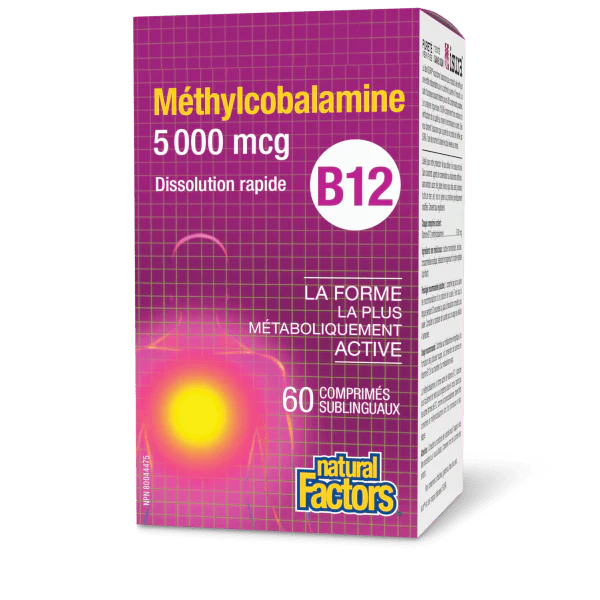 Méthylcobalamine B12 5 000 mcg