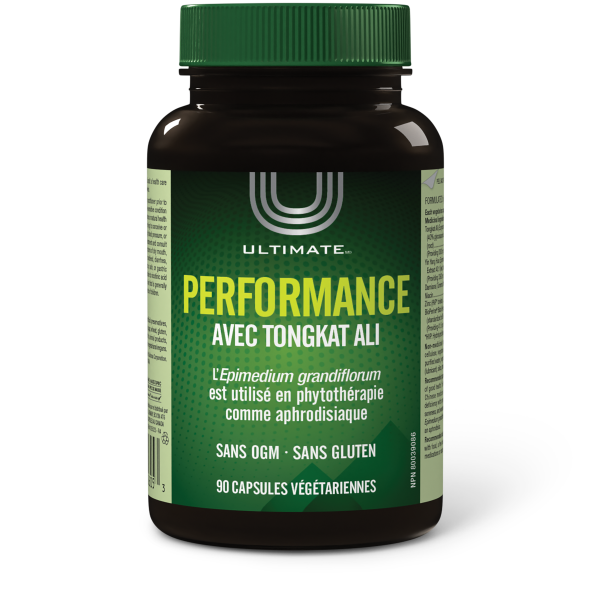 Performance avec les capsules végétariennes Tongkat Ali