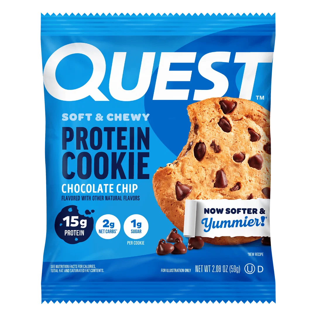 Quest Chocolate Chip Flavored Protein Cookies