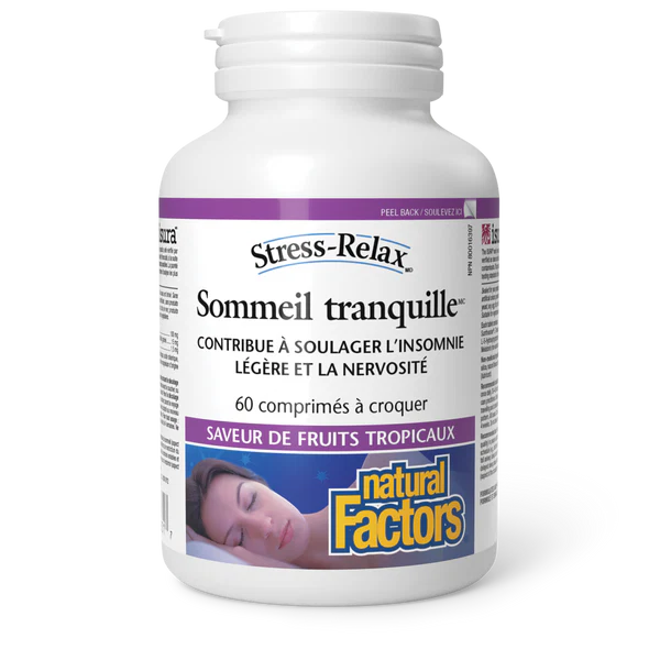 Sommeil Tranquille Comprimés à Croquer – Stress-Relaxᴹᴰ