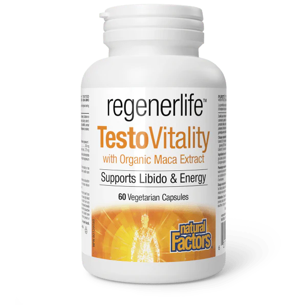 TestoVitalité avec extrait de maca biologique